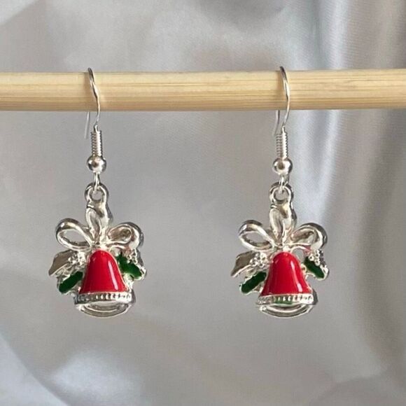 ATO Christmas Bells 925 Silver Dangles - Picture 11 of 11